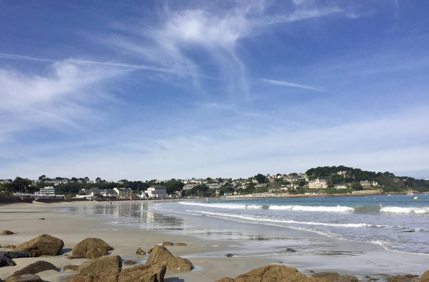 Bel Appartement Neuf Plage De Trestraou A Perros-Guirec - Ref 862 Kültér fotó
