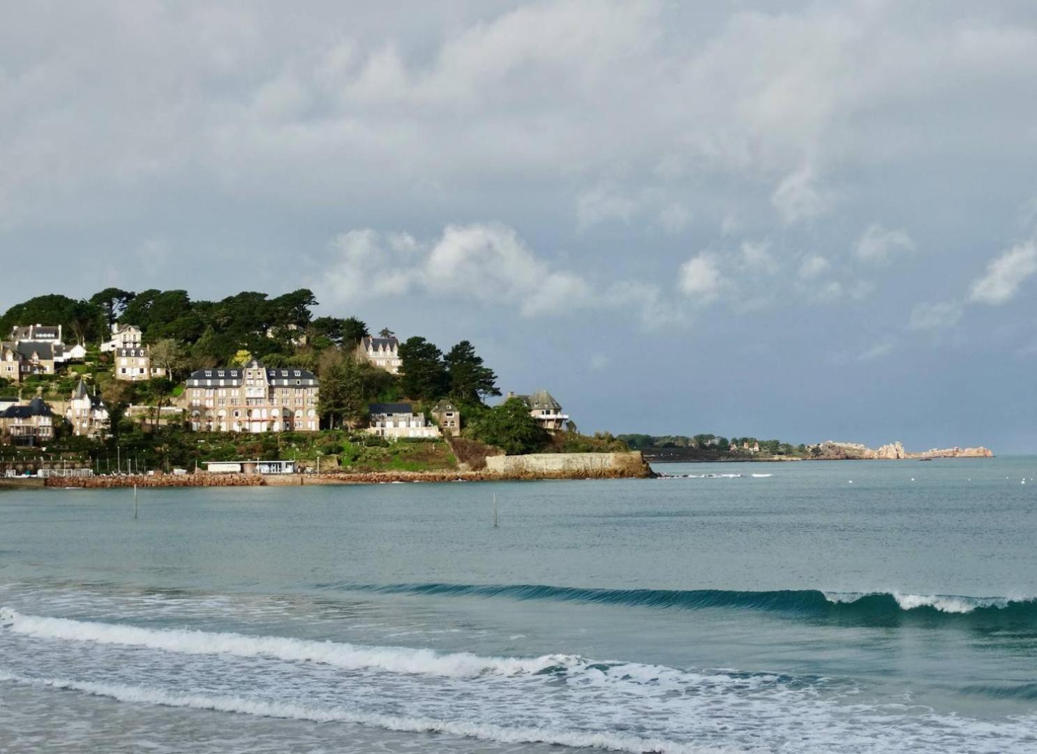 Bel Appartement Neuf Plage De Trestraou A Perros-Guirec - Ref 862 Kültér fotó